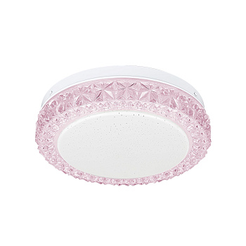 Citilux CL715R124 Kристалино Слим Розовый Светильник Наст-Потол