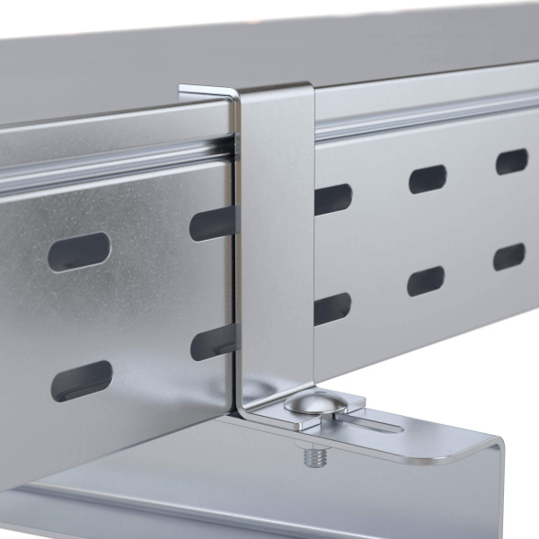 DKC Держатель листового лотка H80, цинк-ламельный (аналог горячеоцинкованного) Купить DKC Держатель листового лотка H80, цинк-ламельный (аналог горячеоцинкованного)