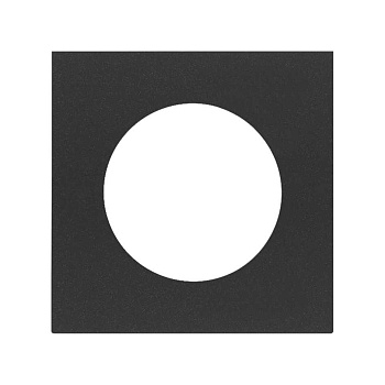 Simon 100 Черный матовый Накладка евро-американской розетки 10000047-238