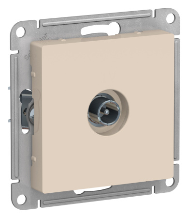 Купить Systeme Electric AtlasDesign Беж Розетка TV оконечная 1DB, механизм