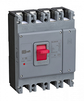Dekraft Силовой автоматический выключатель 4P 315А 35кА ВА-305