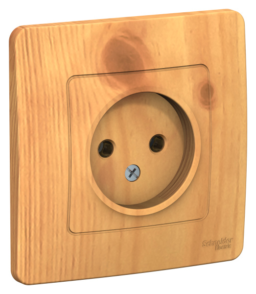 Купить Systeme Electric Blanca внутр Ясень Розетка б/з без шторок 16А, 250В
