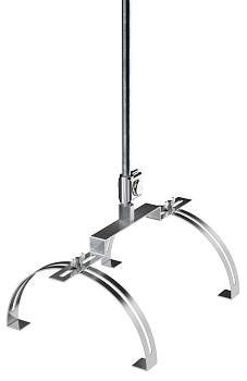 IEK Комплект молниеприемника 1м для круглого конька