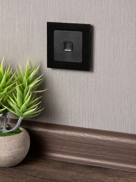 Купить EKF PROxima Стокгольм Черный Розетка RJ-45