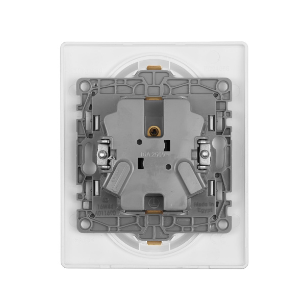 Купить Legrand Etika Белый Двойная розетка с/з, винтовые клеммы 672223