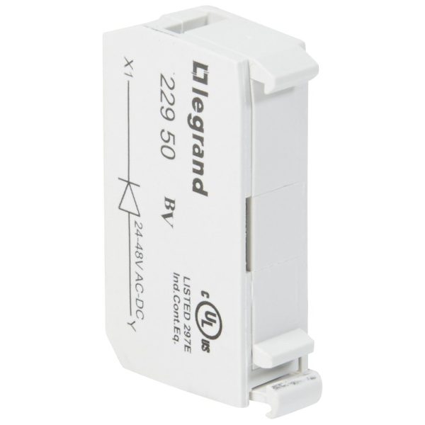 Legrand Osmoz Тестовый блок для комплектации под винт c 1 диодом от 24В до 48В 022950