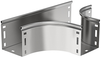 IEK ESCA Разветвитель Т-образный плавный тип Г01 ESCA 100х100мм