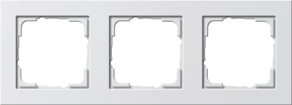 Gira E2 Белый матовый Рамка 3-ая 021322