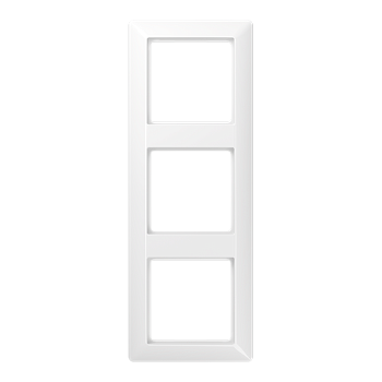 JUNG AS 500 Белая Рамка 3-ая ударопрочная AS583BFWW