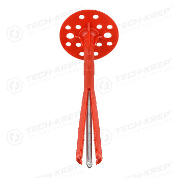 Tech-Krep Дюбель для теплоизоляции с мет. гвоздём 10х200 (25 шт) - пакет 102051