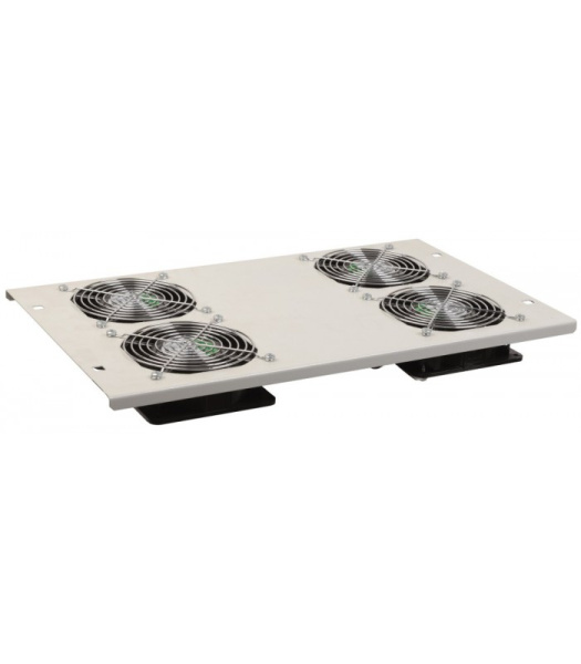 Купить IEK ITK Потолочная вентиляторная панель с термостатом, 4 вентилятора,серая FM35-42