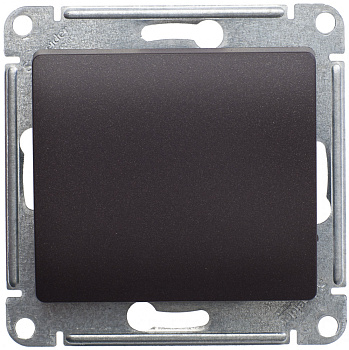 Systeme Electric Glossa Шоколад Переключатель 1-клавишный, сх.6, 10АХ