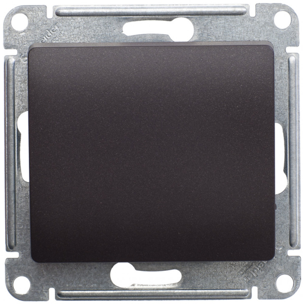 Systeme Electric Glossa Шоколад Переключатель 1-клавишный, сх.6, 10АХ