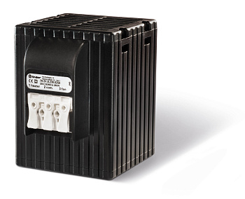 Finder Щитовые электронагреватели; электропитание 110…250В AC/DC; тепловая мощность 400Вт; установка на рейку 35мм; степень защиты IP20 7H5182300400