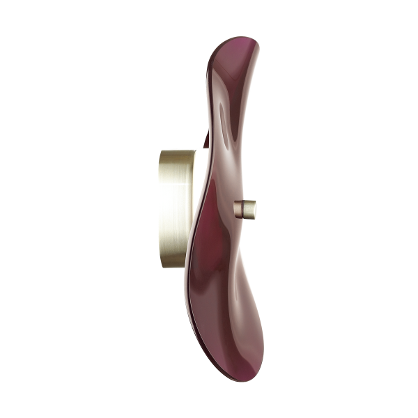 Купить Odeon Light 4857/5WL L-VISION ODL_EX21 никель/бордовый/стекло Настенный светильник LED 1*5W 4000K FLUENT