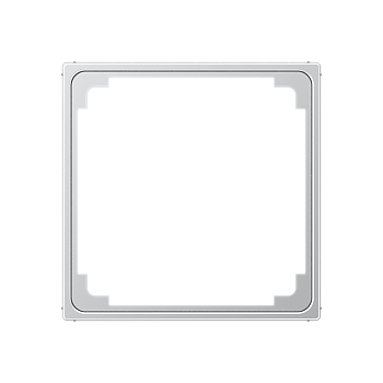 JUNG A 500 Алюминий Рамка промежуточная для монтажа изделий с крышкой 50х50 A590ZAL