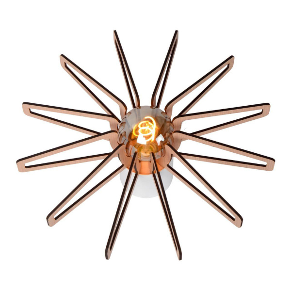 Купить Lucide ZIDANE Светильник потолочный 77184/45/31 E27/15W White/Light Wood