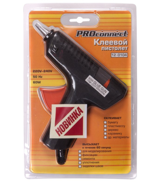 Купить PROconnect Пистолет клеевой 60 Вт Ø 11 мм (блистер) 12-0104