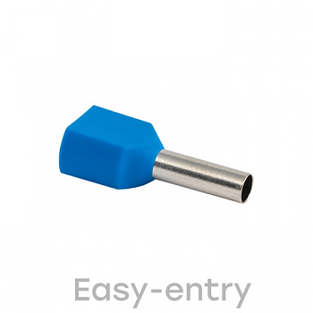 EKF PROxima Наконечник штыревой втулочный изолированный НШвИ(2) 2,5-10 (50шт.)