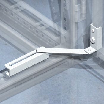 DKC Ограничитель угла открытия двери, 90 гр., для прозрачных дверей Ш=800,1000мм R5AE09