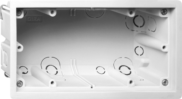 Купить Gira E22 Корпус установочный 2-местный 289700