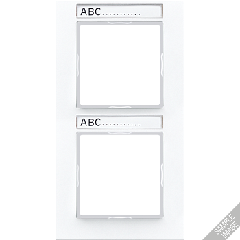 JUNG Рамка 4-кратная, белый AC584BFNAWW