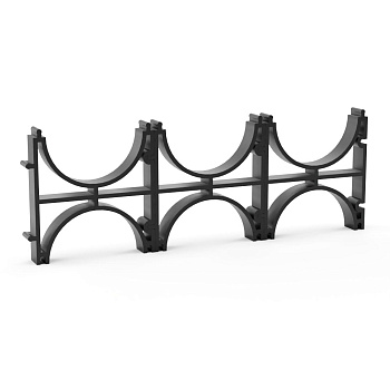 Промрукав Кластер тройной, двухсторонний для двустенных труб д110 PR08.3519