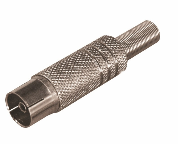 Разъем гнездо TV никель c пружиной Rexant 05-2014