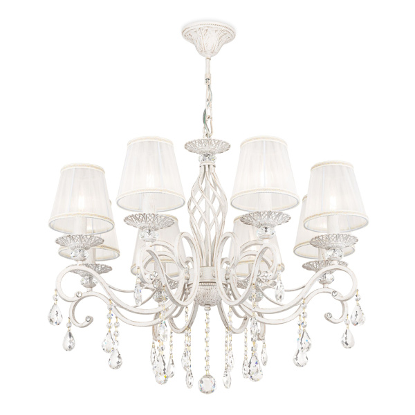 Maytoni Elegant Grace Белый с Золотом Люстра 8xE14 40W ARM247-08-G Купить Maytoni Elegant Grace Белый с Золотом Люстра 8xE14 40W ARM247-08-G
