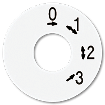 JUNG диск со шкалой, белый SKS1101-4WW