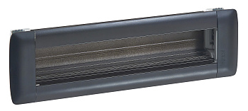 Legrand Черный Блок розеток неукомплектованный встраиваемый 8 модулей 053562