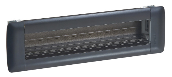 Legrand Черный Блок розеток неукомплектованный встраиваемый 8 модулей 053562