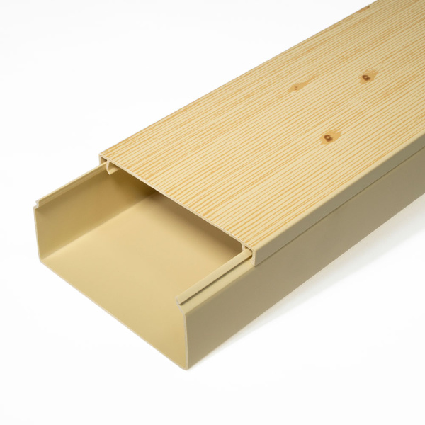 Промрукав Кабель-канал сосна 2-й замок 100х40 (24м/уп) PR.025453