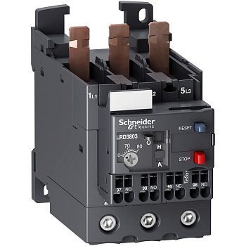 SE Тепловое Реле перегрузки 62-80А класс 10 с блоком Everlink +пружинный зажим LRD3803