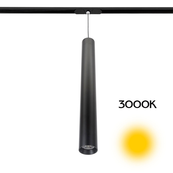 Citilux CL01PT181 Тубус Черный Трековый Подвес 18W*3000K