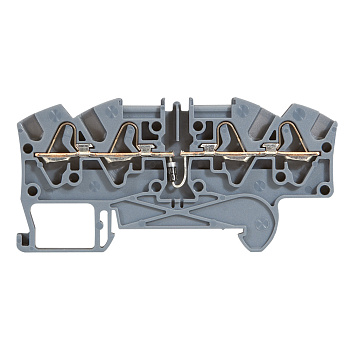 Legrand Viking Клемма 4х5, 1вход/2выхода, с диодом 037254