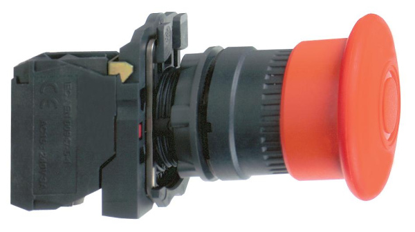 Купить SE XB5 Кнопка аварийного останова 22мм PUSH-PULL XB5AT845