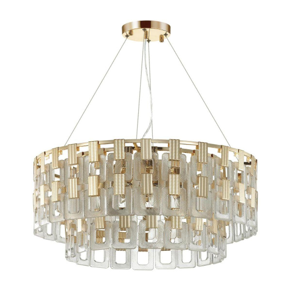 Odeon Light 4989/12 HALL ODL22 389 золотой/стекло Люстра E14 12*40W BUCKLE