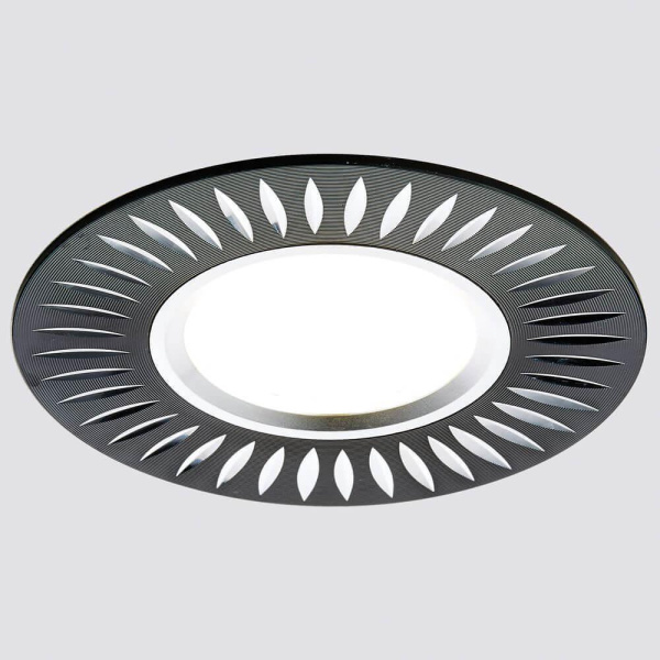 Купить Ambrella Встраиваемый потолочный точечный светильник A507 BK/AL черный/алюминий