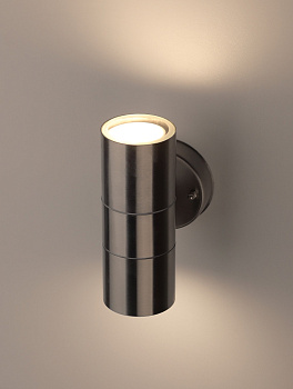 ЭРА WL16 Светильник Декоративная подсветка 2*GU10 MAX35W IP54 хром