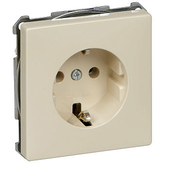 SE Merten SD Бежевый Розетка 16А с з/к б/шт MTN2301-4044