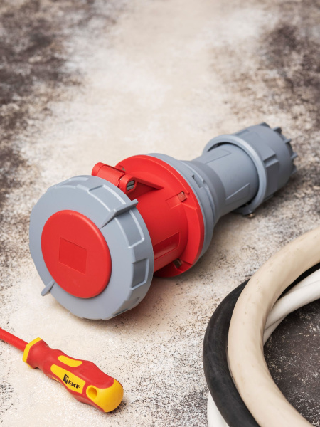 Купить EKF PROxima Розетка переносная 2452 3Р+РЕ+N 125А 380В IP67