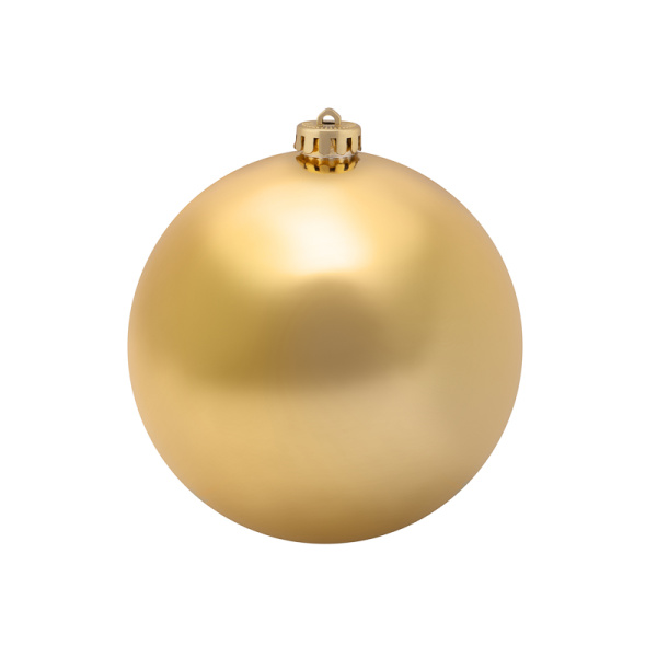 Елочная фигура "Шар" 20 см, цвет золотой матовый 502-251