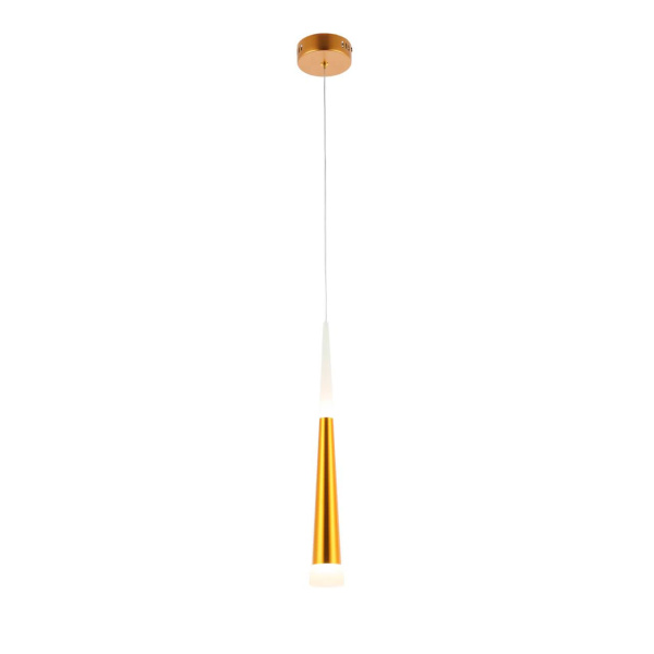 Evoluce SLE200103-01 Светильник подвесной Белый/Золотой, Белый LED 1*7W Купить Evoluce SLE200103-01 Светильник подвесной Белый/Золотой, Белый LED 1*7W