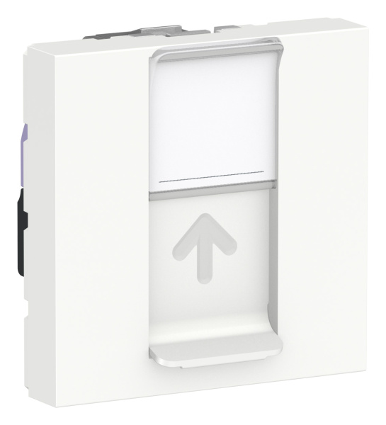 Купить SE Unica Modular Бел Розетка компьютерная, RJ45, одиночная кат. 6 STP, 2 модуля NU341718