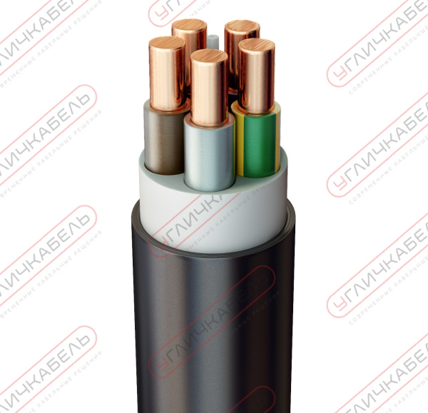 Кабель силовой ПвВГнг(А) -LS 5х10 ок(N,PE)-1 Угличкабель PLLS5150100140000000