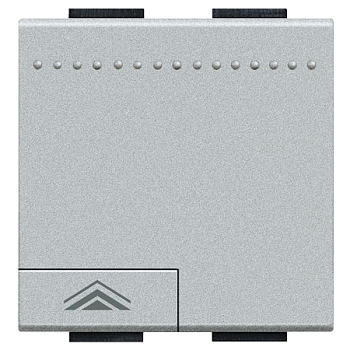 BT LL Алюминий Светорегулятор нажимной для л/н и электрон. тр-ров, 50-800 Вт для эл. тр.50-300 Вт NT4582N