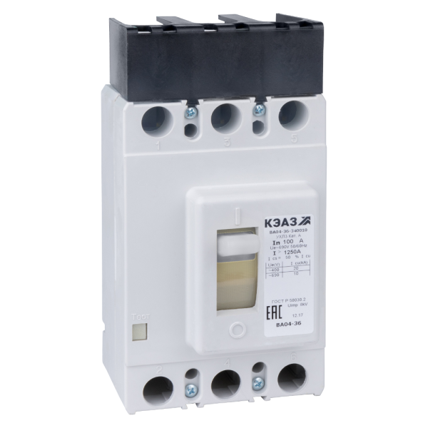 КЭАЗ Выключатель автоматический ВА04-36-340010-40А-500-690AC-ОМ4-РЕГ 254612