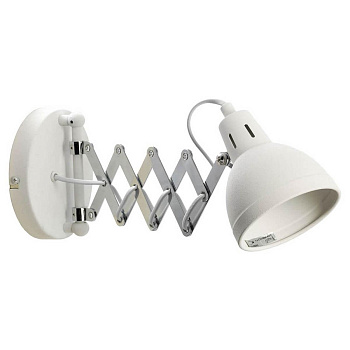 Lussole LOFT Металл Белый / хром Металл Светильник настенный E14 GRLSP-8048