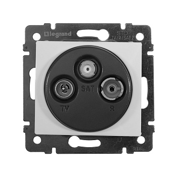 Legrand Valena Бел Розетка TV-FM-SAT оконечная 5-2400 МГц 10 дБ 774436